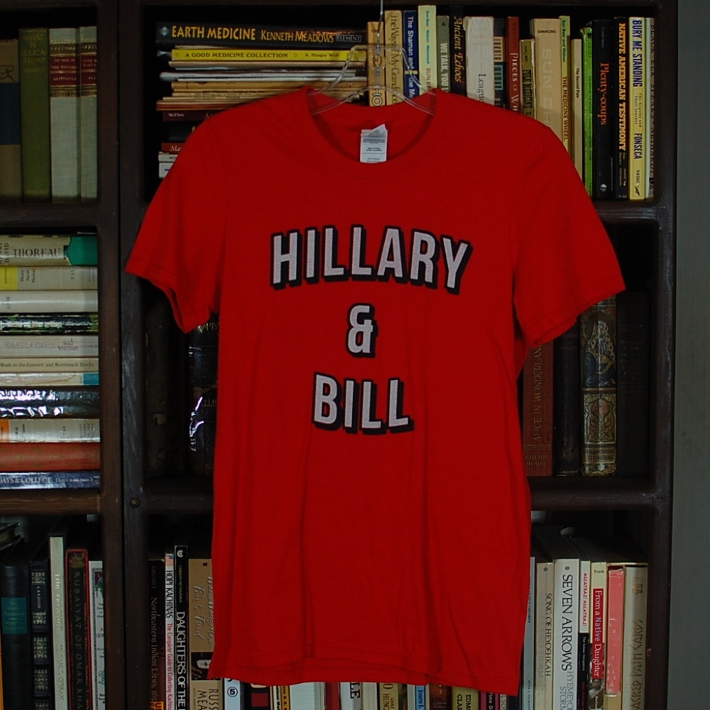 Custom Screened Hilary&Bill Shirt From Shop In LA